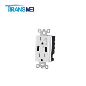 Quick Charge 15A-A USB Wall Socket