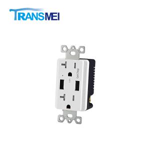 Quick Charge 20A-A USB Wall Socket